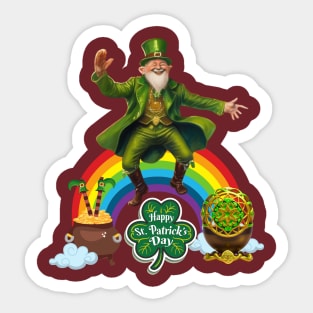 whimsical fun and St. Patrick's Day cheer Sticker